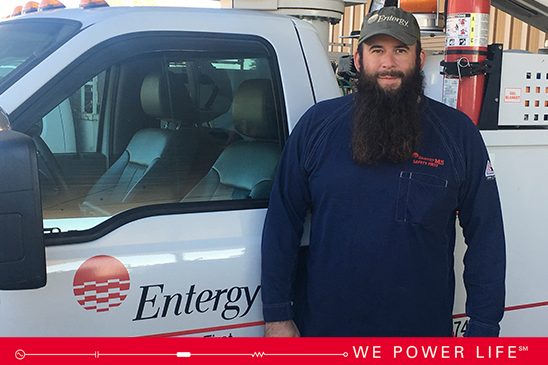 Jonathan Merriman will be honored as Entergy's Lineman of the Game as the New Orleans Saints face the New York Jets this Sunday.